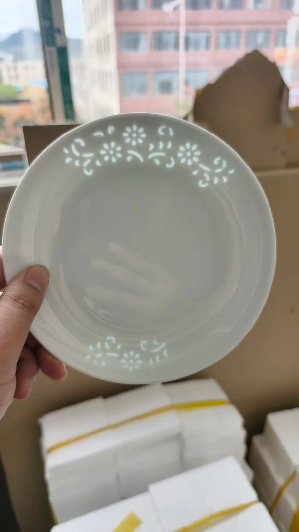6英寸微瑕骨碟画面随即
