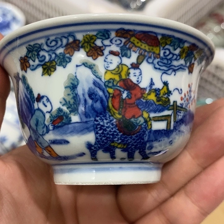 摆件景德镇陶瓷主人杯13455