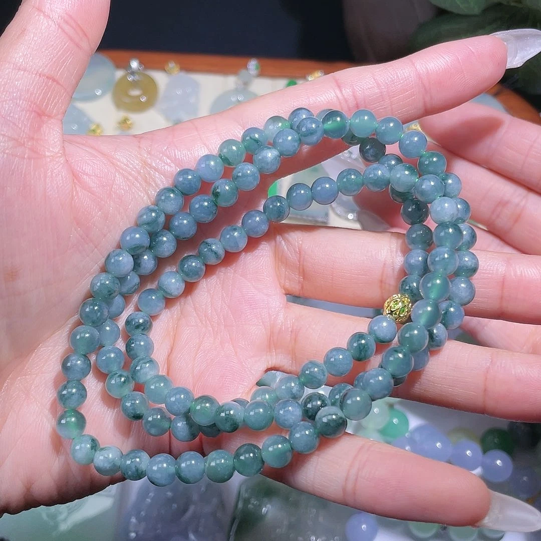 翡翠手串未镶嵌手串