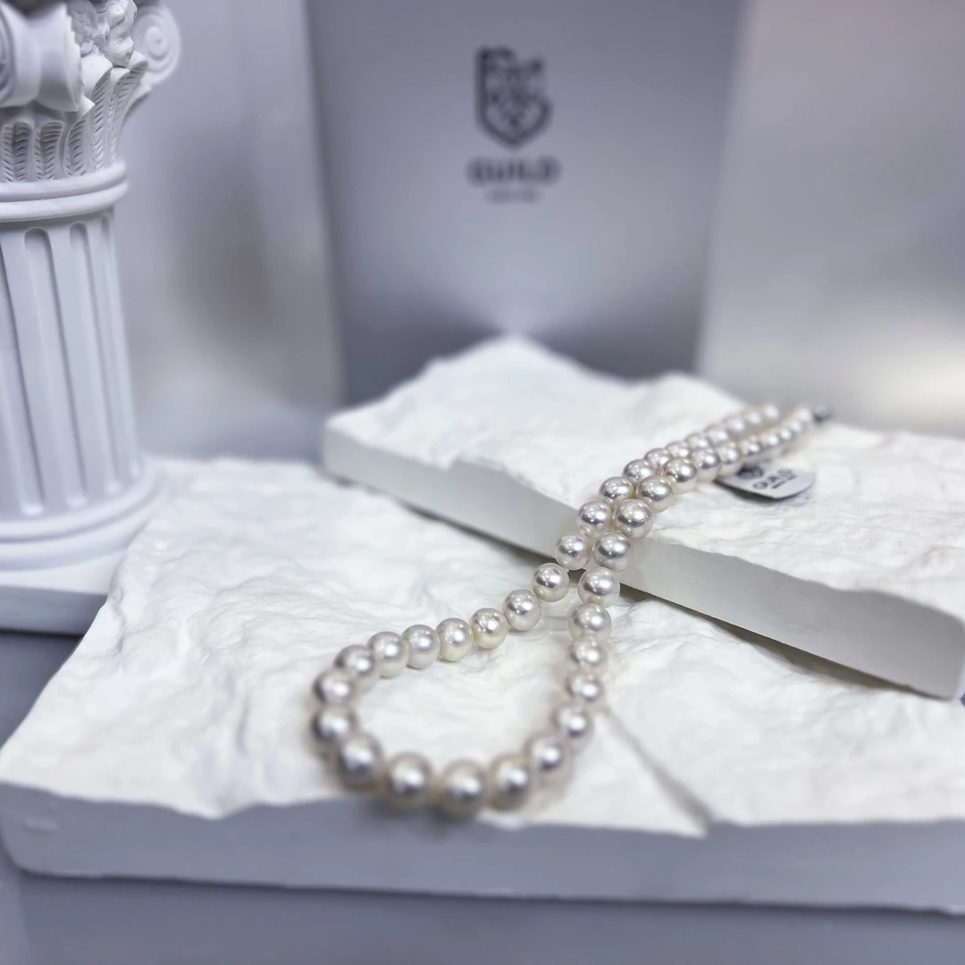 【老蚌头珠宝】吉尔德四星西子全珠链9-11mm（天然珍珠多样性发货）
