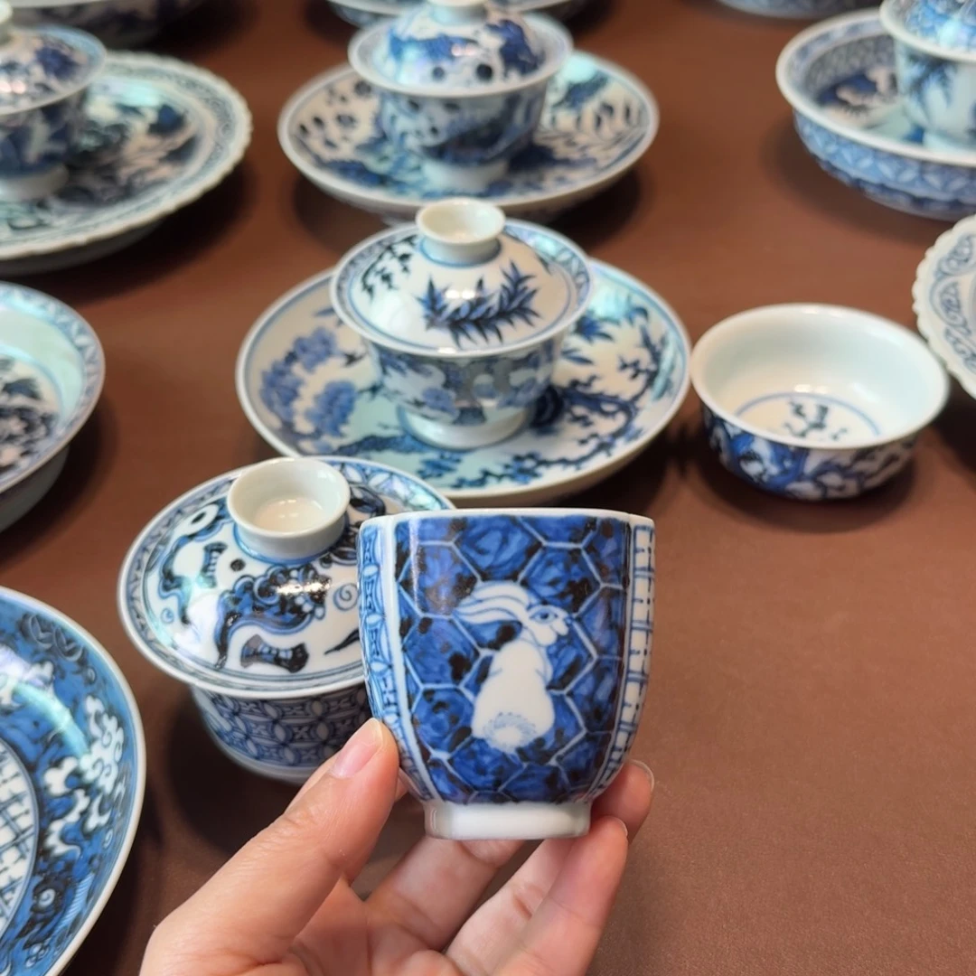 手工手绘茶具微瑕