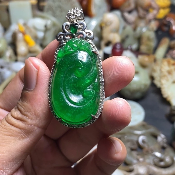 白玉菩提吊坠567898765