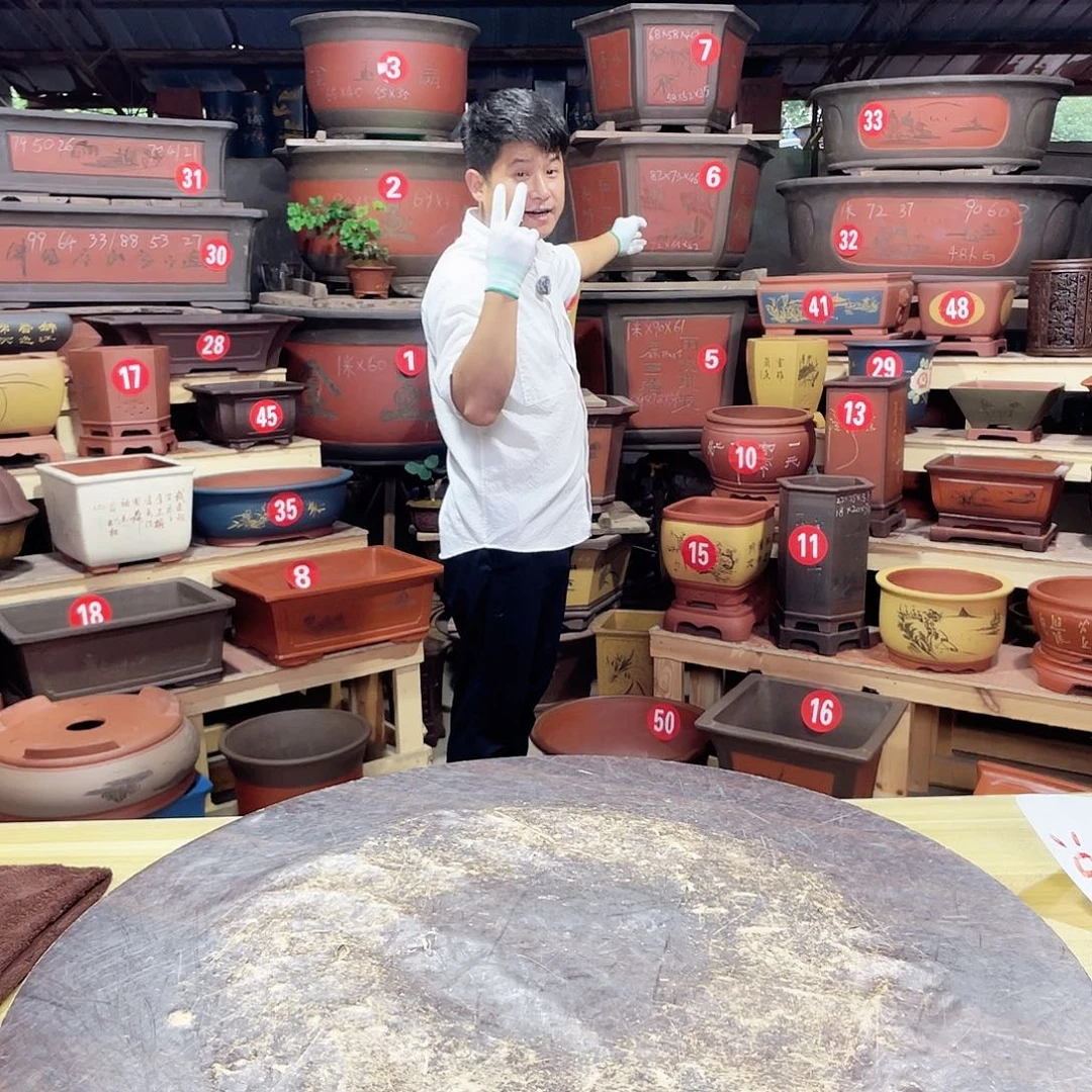 鸿***晓紫砂花盆工厂直发