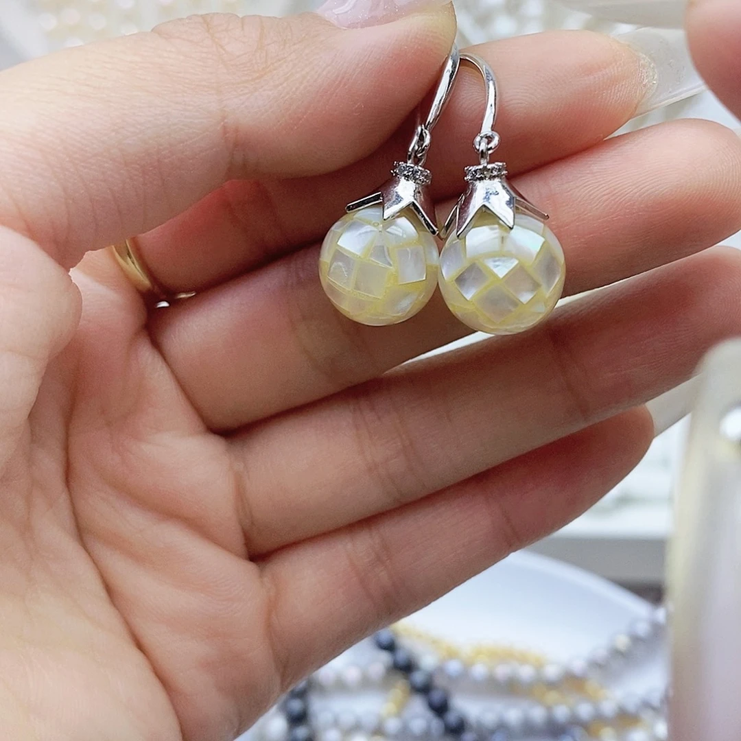 耳饰未镶嵌淡水珍珠