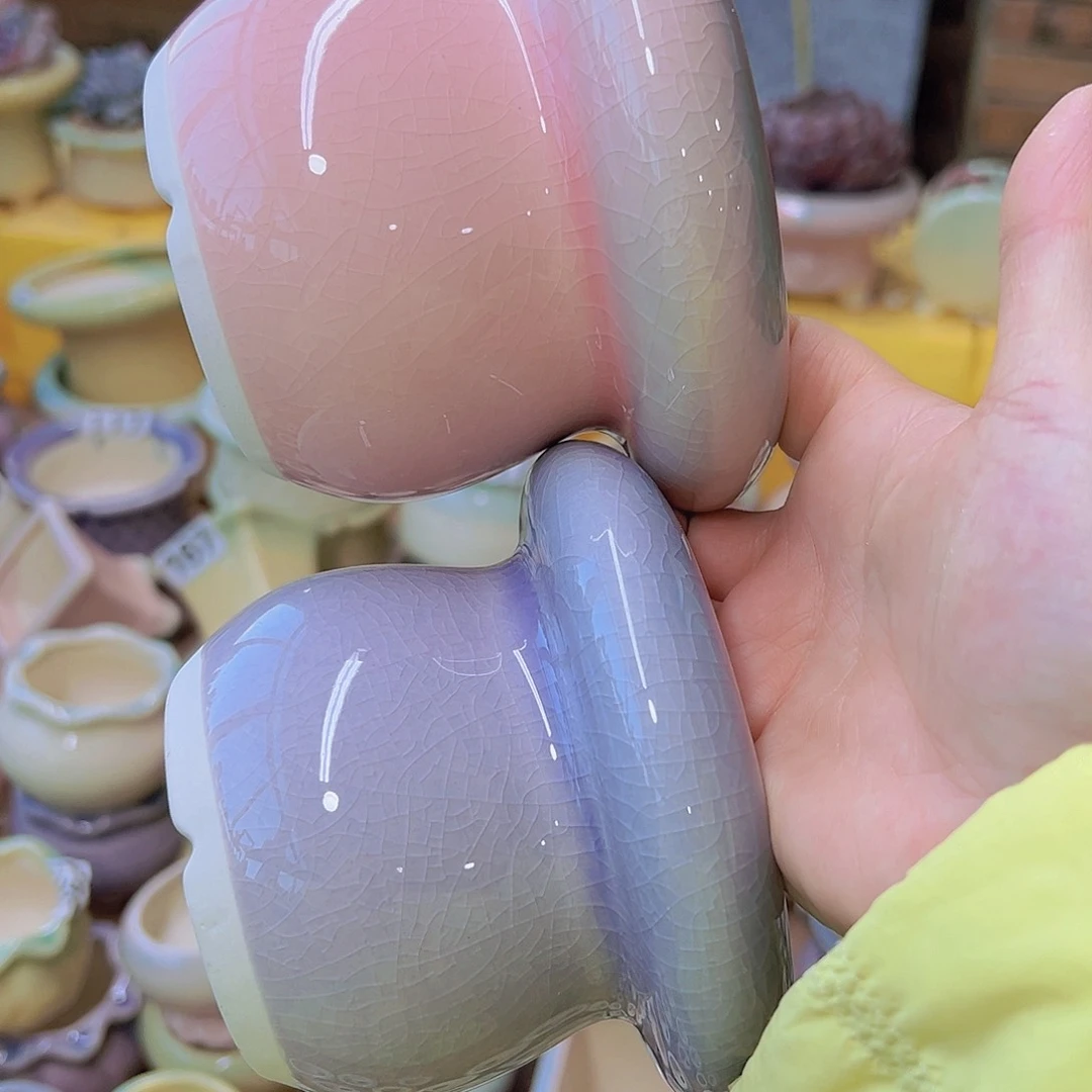 红陶陶瓷花盆当场满12包邮