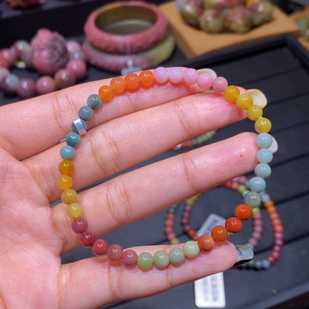 【闪购商品】未镶嵌手链玛瑙/玉髓深**蘭盐源玛瑙