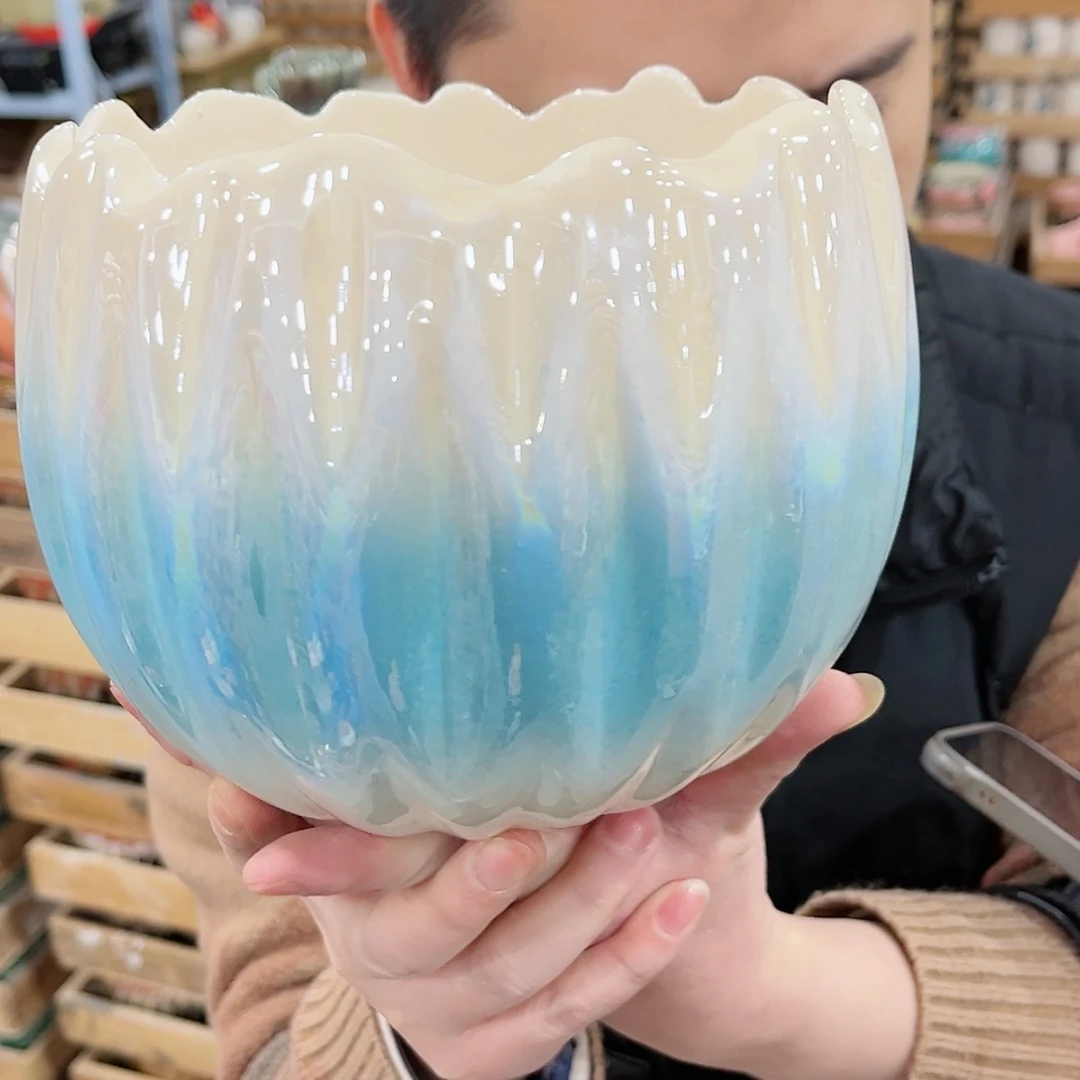 【闪购商品】陶瓷陶瓷多肉植物花盆