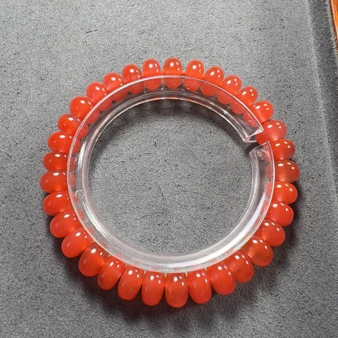 南红玛瑙未镶嵌手串尺寸9 +