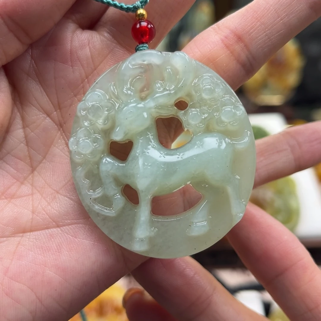 岫玉未镶嵌挂件挂件