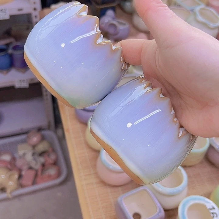 红陶陶瓷花盆当场满12包邮