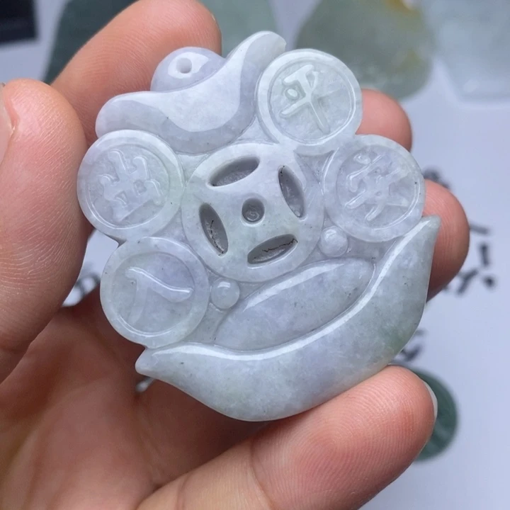 颈饰未镶嵌翡翠翡翠