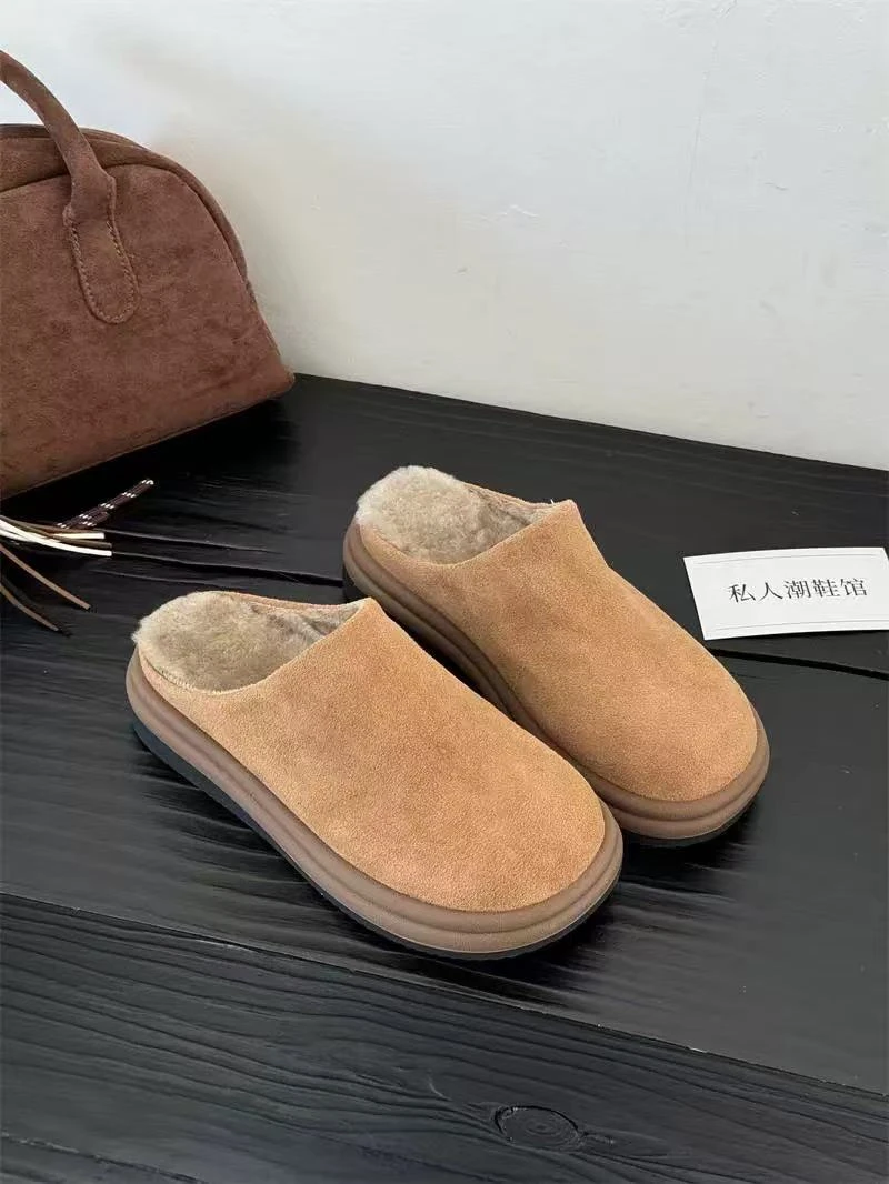 07-8550时尚软底毛毛底拖鞋