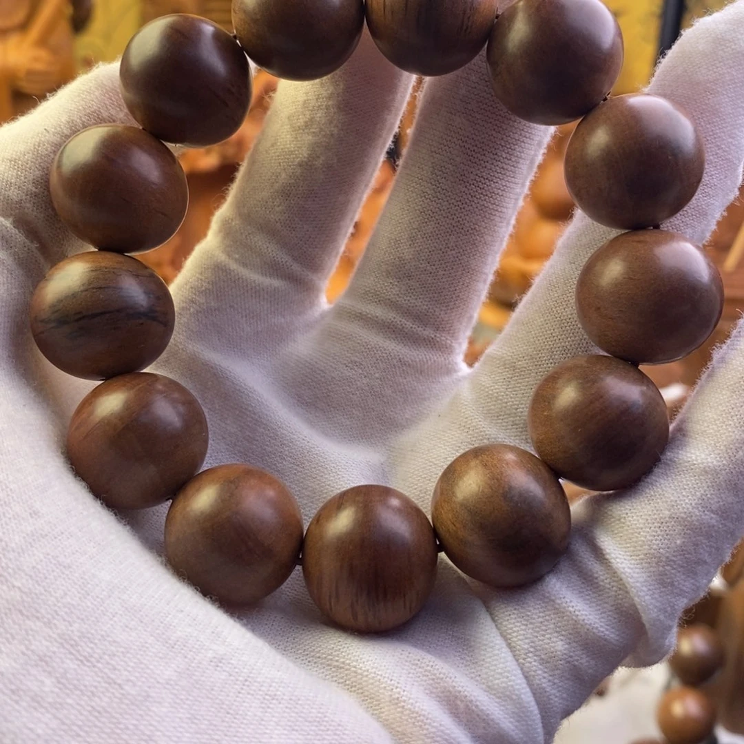檀香木手串/手链焦糖1.8留疤珠瑕疵