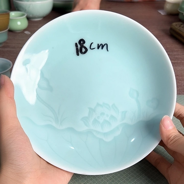 龙泉云间青瓷小米茶器