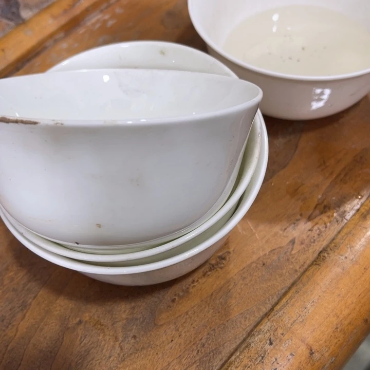 骨瓷小米饭碗四个