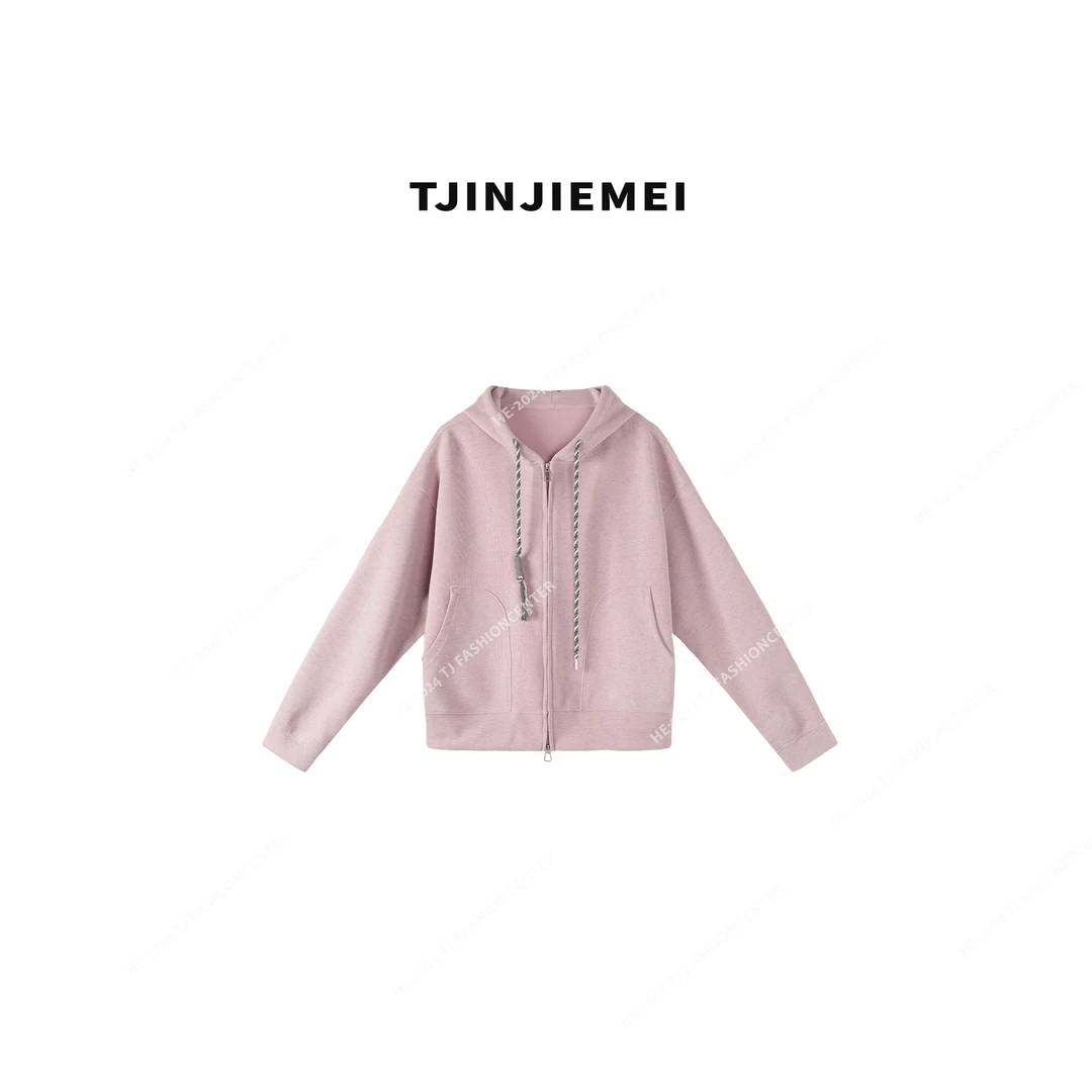 T井姐妹【四色开衫】设计感新款休闲百搭卫衣WT2502-8507