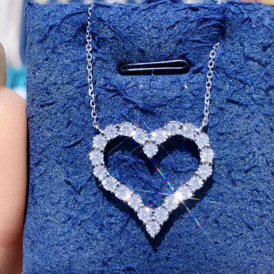 【闪购商品】钻石颈饰铂Pt950镶嵌项链