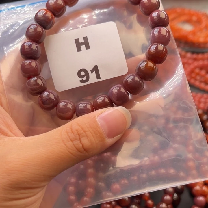如***花南红玛瑙未镶嵌多样性发货默认微瑕称重10mm