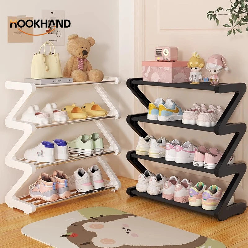 入户门鞋架家用门口小型窄款简易多层省空间鞋子收纳宿舍租房好物