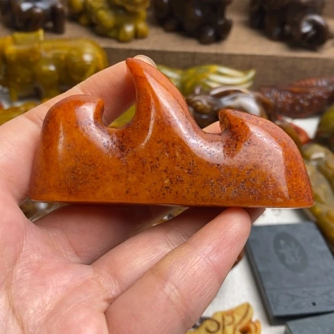 蛇纹石玉未镶嵌颈饰102