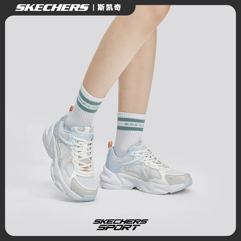 2024年秋季新款女鞋厚底老爹鞋网布拼接百搭休闲鞋