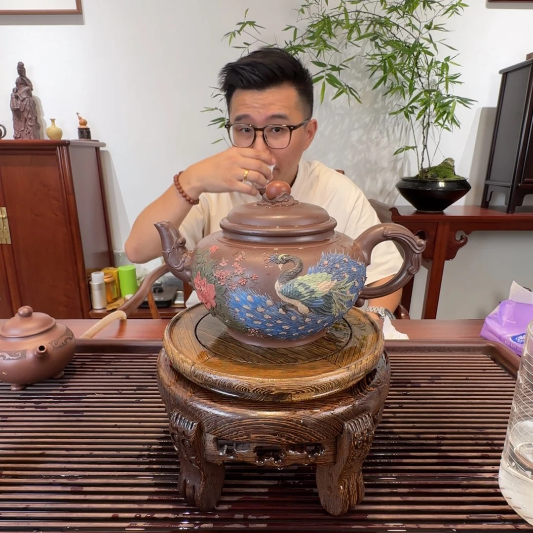 蓝***原茶杯紫砂宜兴紫砂壶