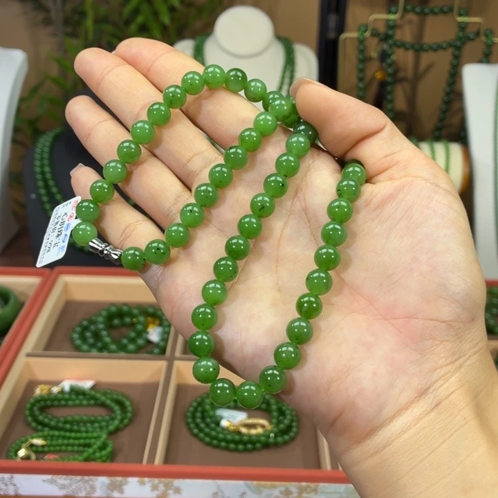 和田玉（碧玉）未镶嵌颈饰阳8