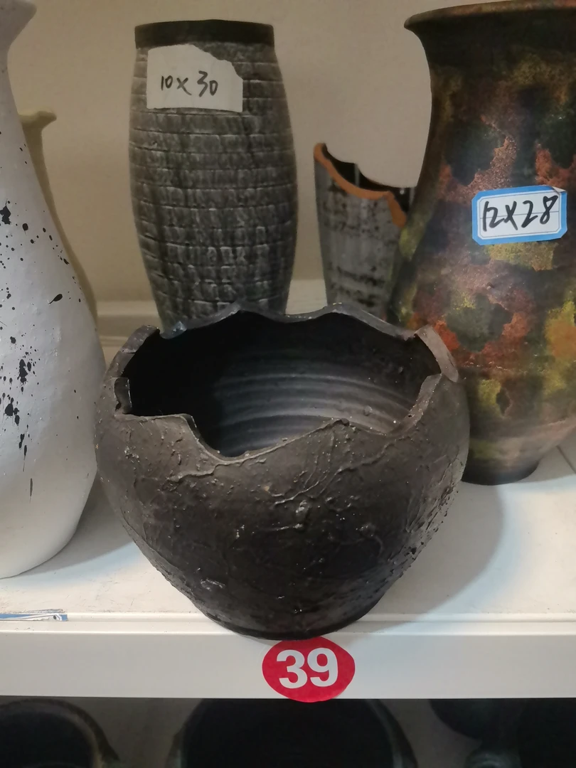 带孔带孔带孔带孔紫砂石器创意花盆异形悬崖盆景