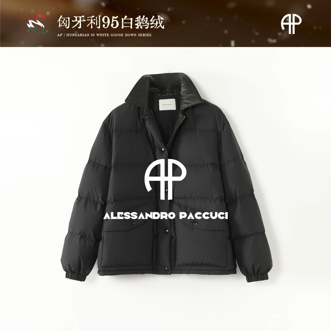 AP洛哥44034RE【冬遇】匈牙利进口95鹅绒翻领时尚保暖羽服秋冬女装