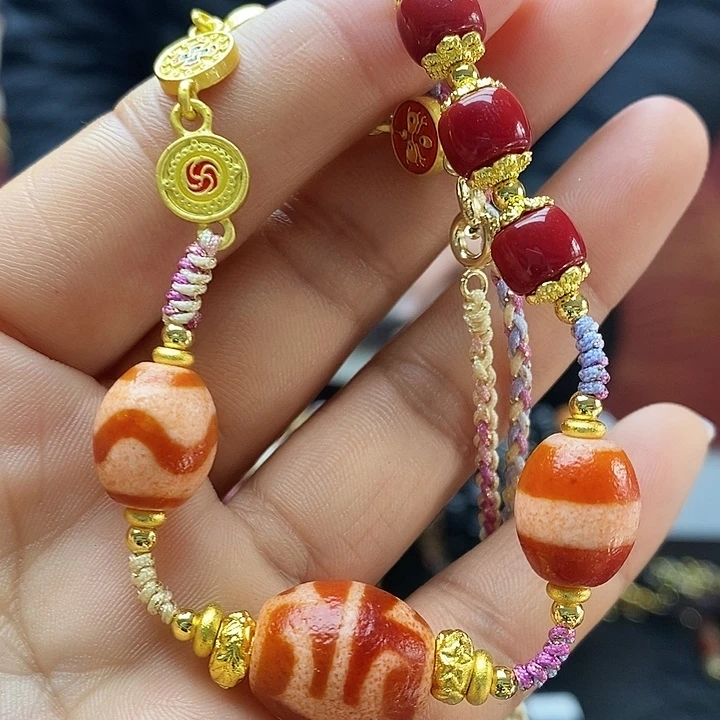 玛瑙/玉髓合金颈饰