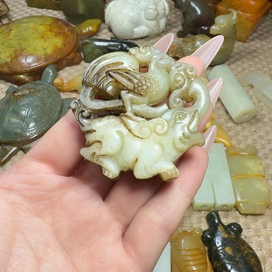 白玉菩提吊坠挂件