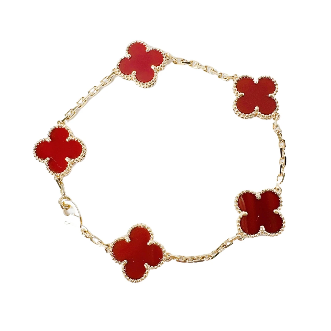 95新 梵克雅宝 安洁利严选四叶幸运系列/SK0126578 手链