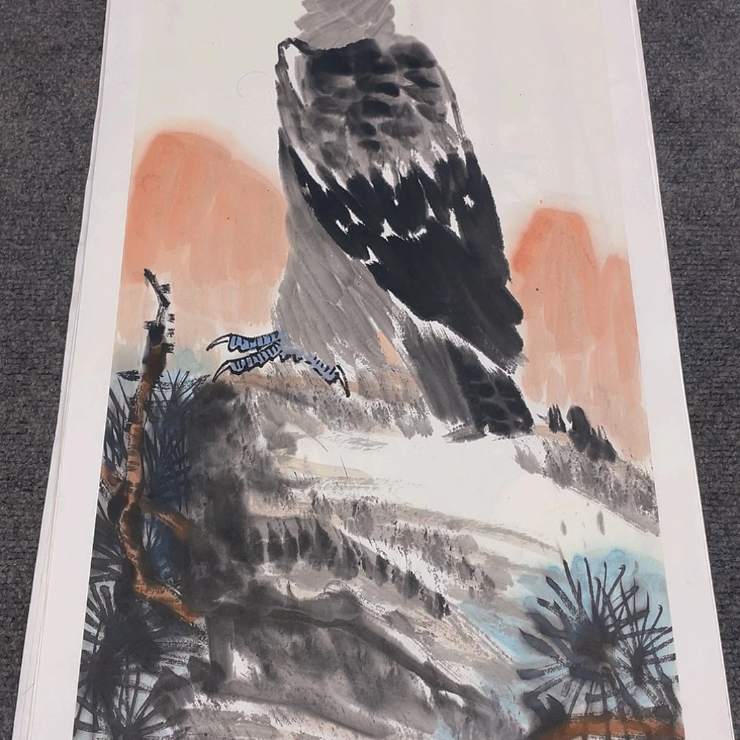 国画2平尺纯手绘国画作品