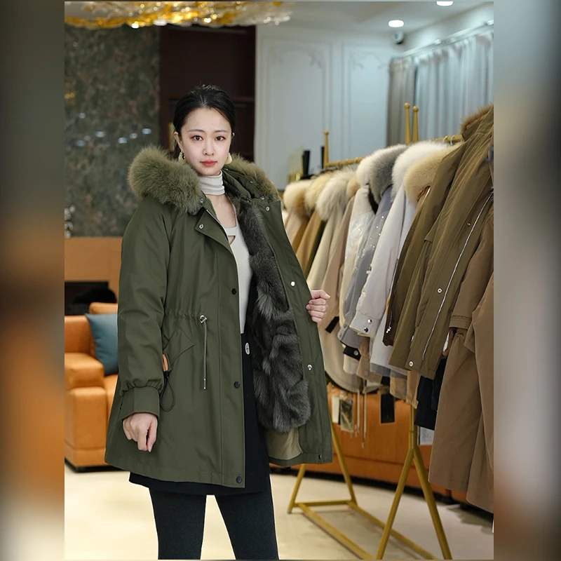 【凤蝶三穿】24年派克服女士长款百搭风衣外套2502