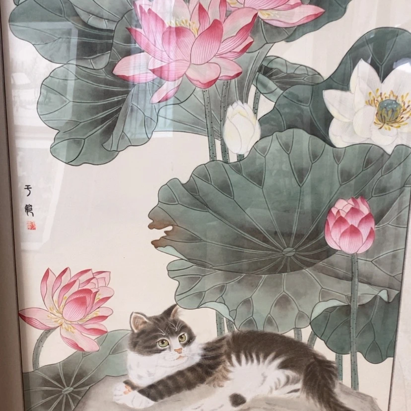【闪购商品】国画手绘国画工笔带框