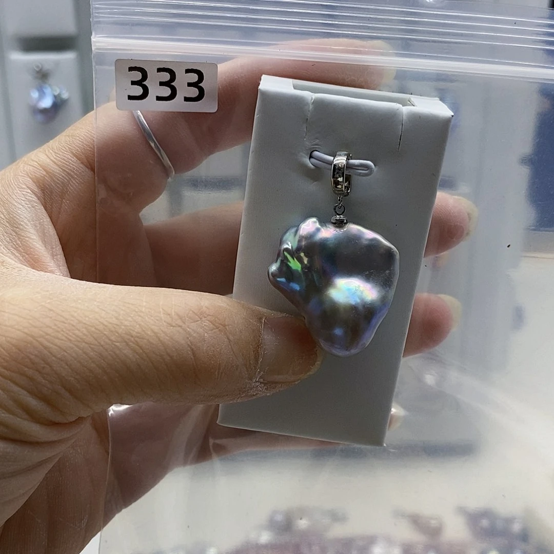 颈饰合金淡水珍珠