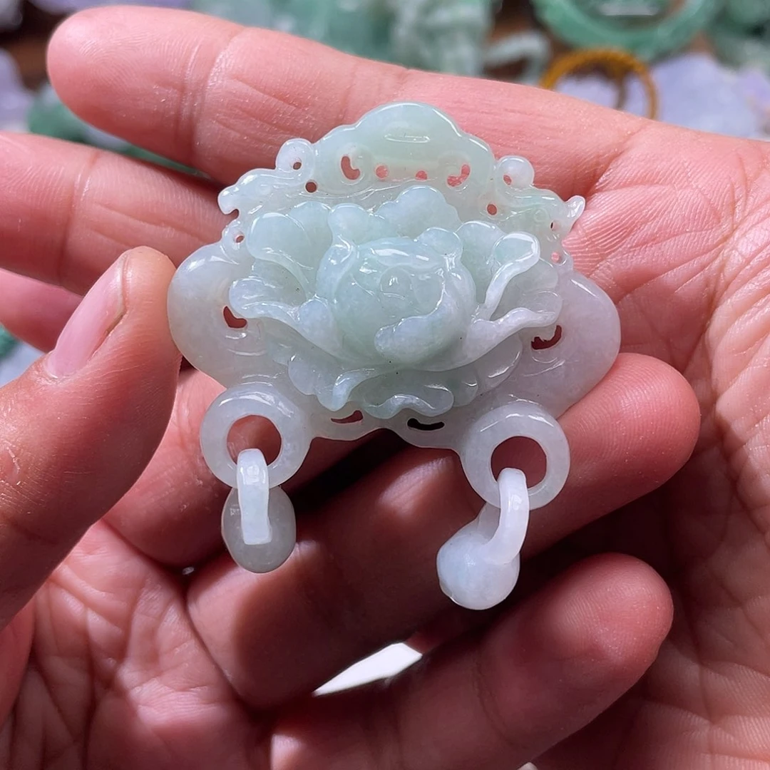颈饰未镶嵌翡翠翡玉缘翡翠