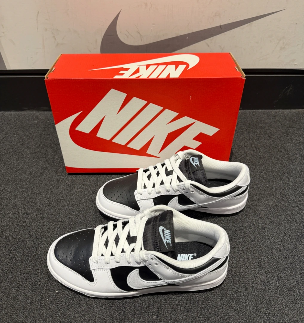 Nike Dunk low 耐克男款白黑熊猫2.0低帮防滑休闲板鞋官方正品