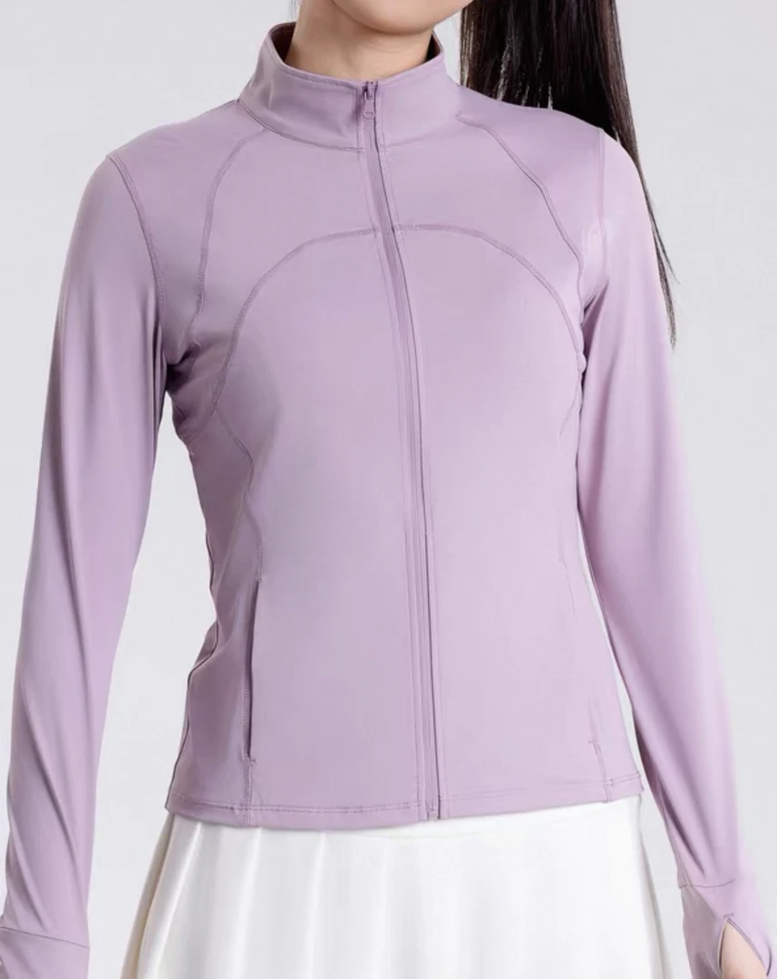 【岳姐姐专属】夏季立领修身小蛮腰运动凉感防晒衣女显瘦外套6501