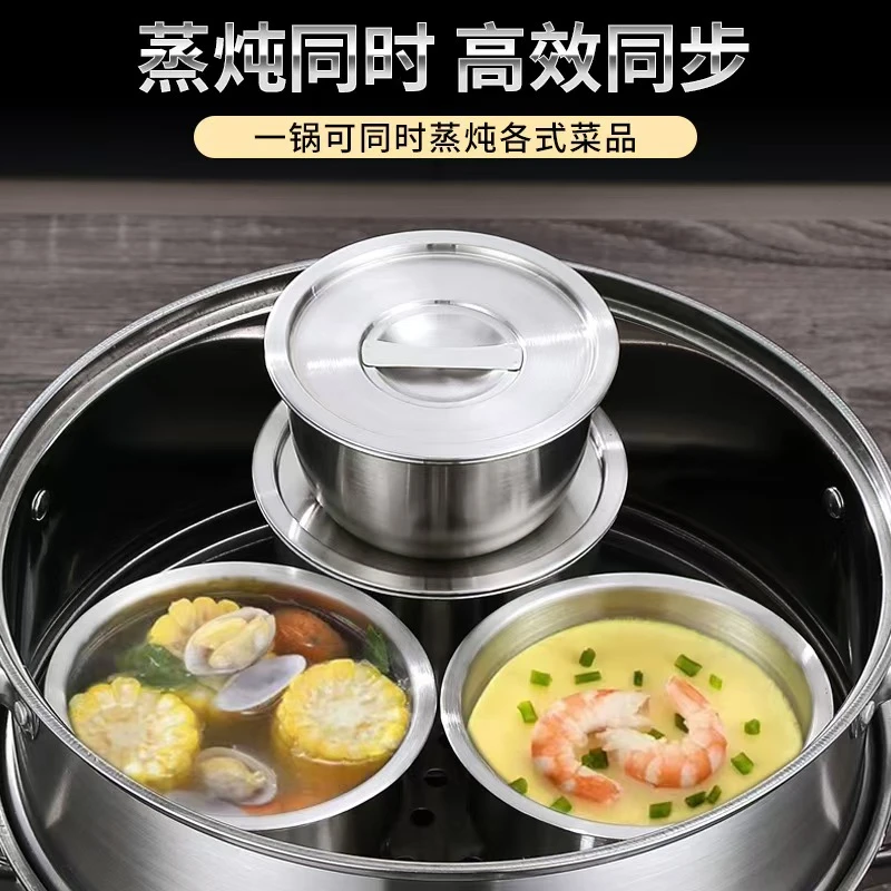 【展会专属】600ML单层纯钛带盖保鲜碗鸡蛋羹蒸蛋碗