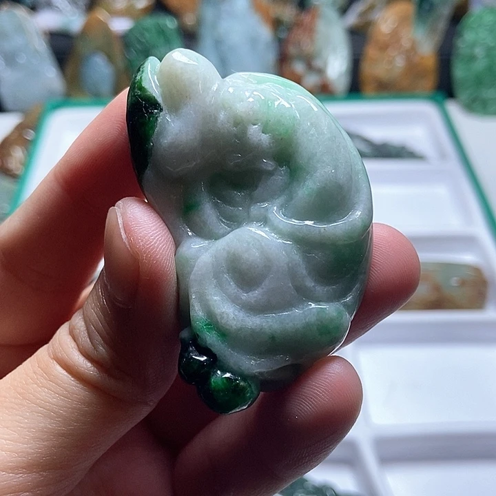 翡翠未镶嵌颈饰翡翠a货