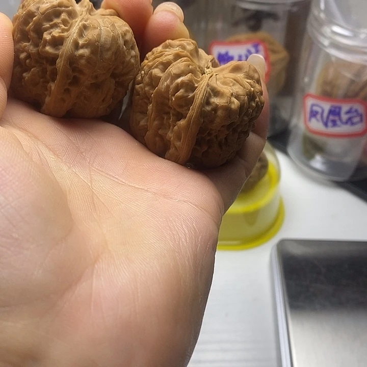 文玩核桃吊坠凹底37