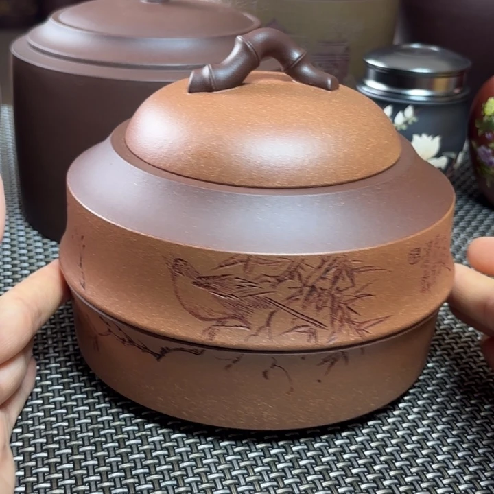 紫砂茶叶罐中高端紫砂茶叶罐