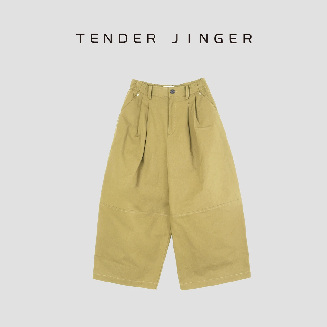 Tender Jinger【黑标】显瘦宽松阔腿休闲裤T52ERF80752