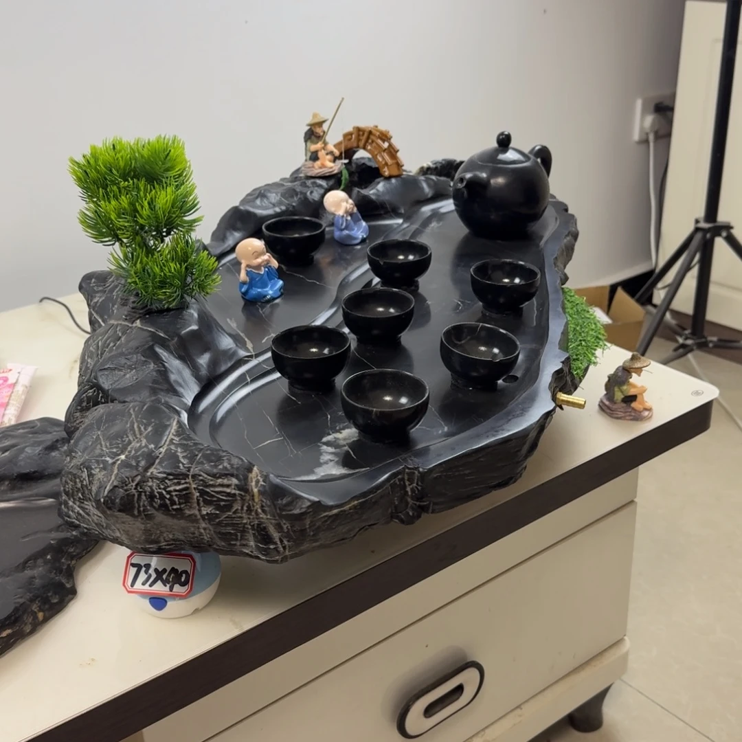 西***狼灵璧石灵璧石茶盘