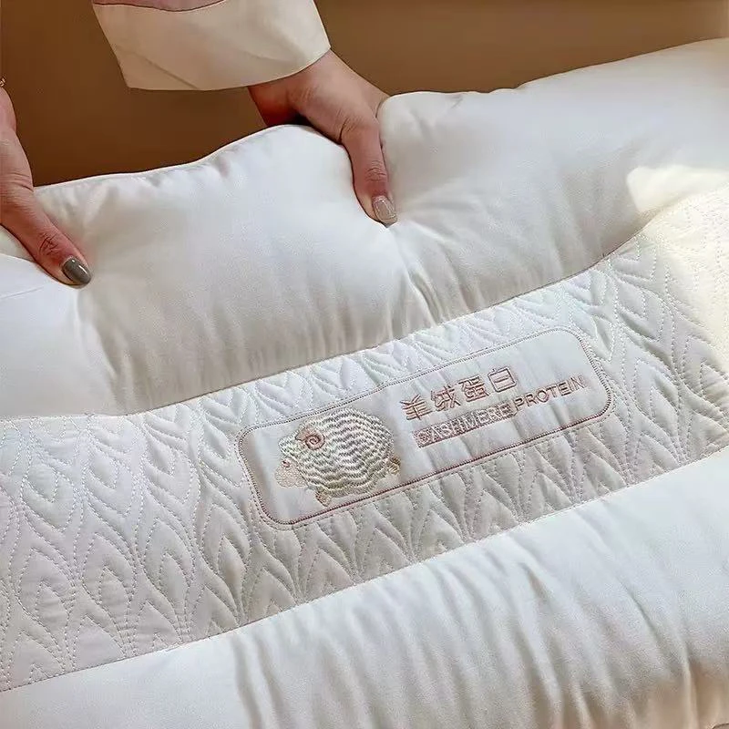 羊绒蛋白家纺布艺枕枕套枕头