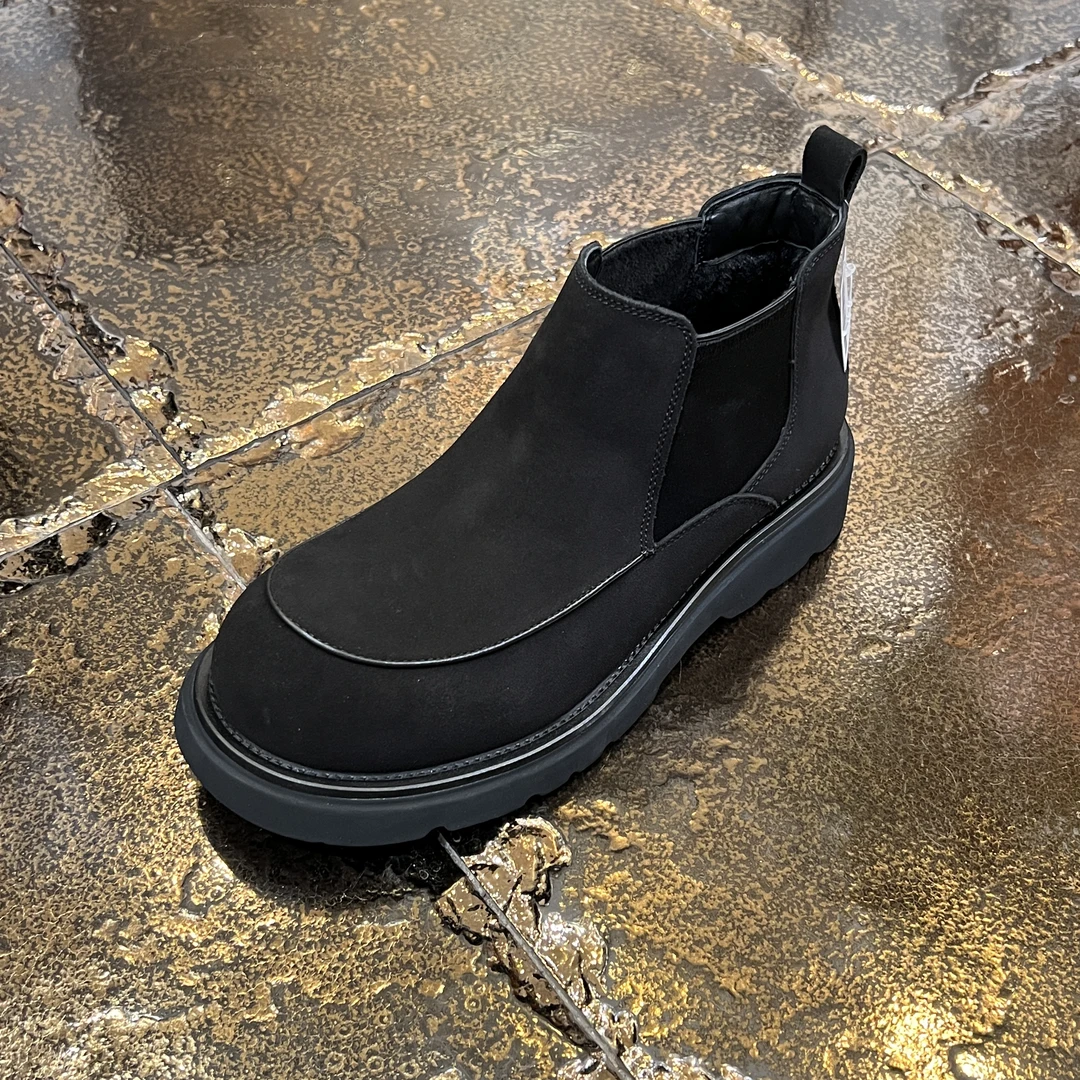 LEDS 男鞋 15787835 春季新款一脚深矮靴男鞋真皮