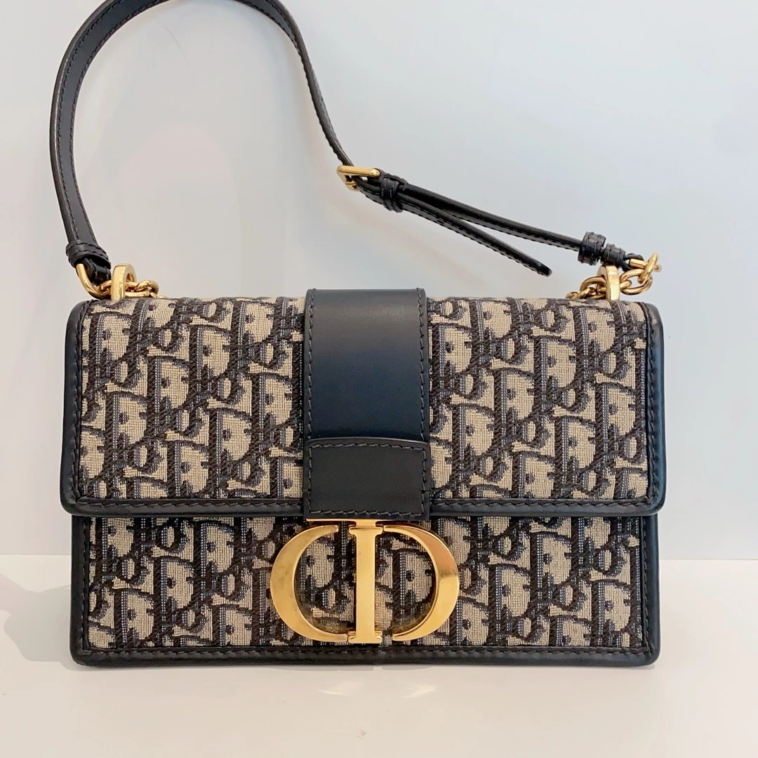 95新 DIOR/迪奥 老花蒙田30链条包中号新款单肩包16748259