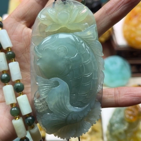 岫玉挂件未镶嵌挂件