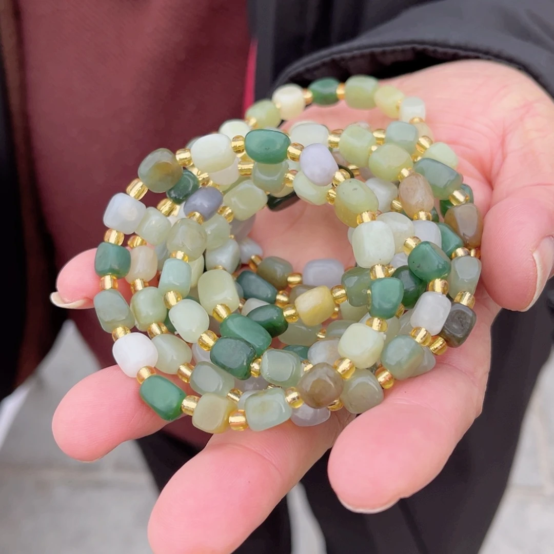 和田玉颈饰未镶嵌和田玉多宝手串多样性发货（拍一发一）